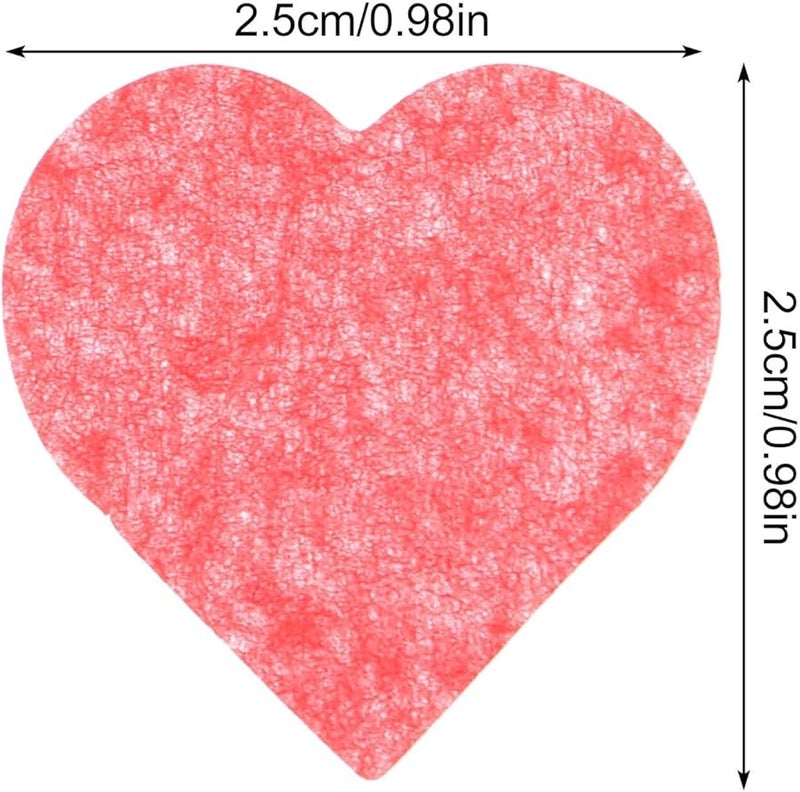 Red Heart Shaped Paper Confetti For Valentine Wedding Party Table Decoration - Image 2